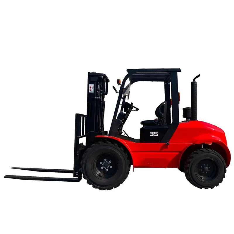 3.5 Ton 2WD All Terrain Diesel Forklift For Sale